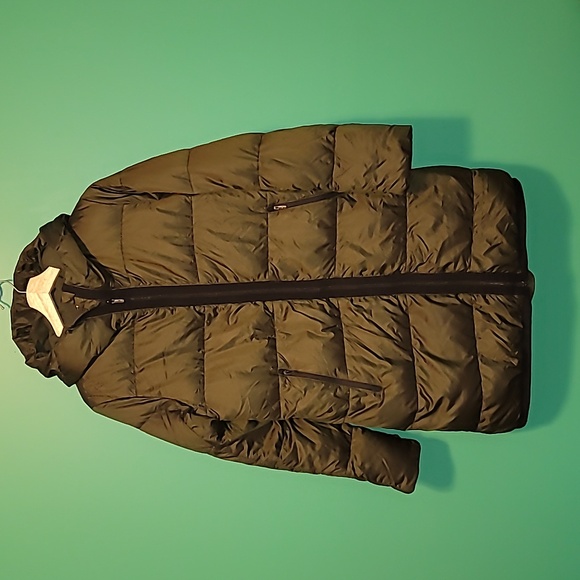Lululemon Out In The Elements Parka - Dark Olive - Size 6  *read description* - Picture 9 of 15